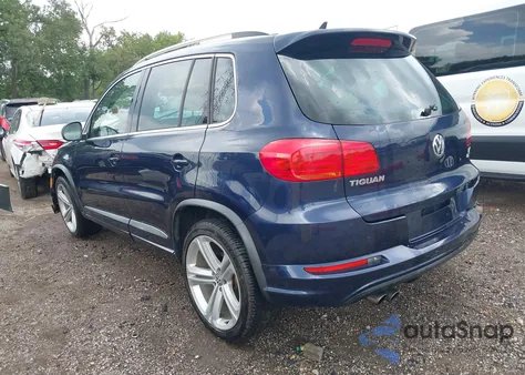 2016 Volkswagen Tiguan R-Line from USA, damaged, VIN WVGBV7AX5GW084608